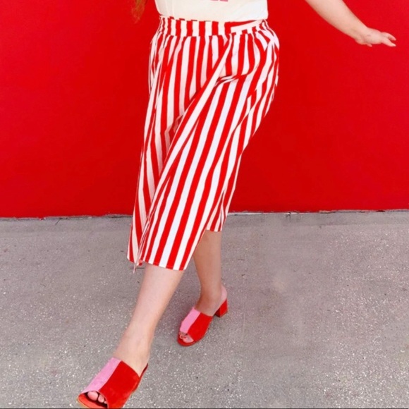 ban.do Dresses & Skirts - MIDI length Bando vertical stripes wrap skirt size medium with pockets